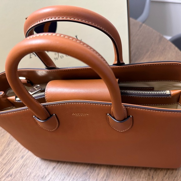 Brown Leather Tote Bag - Picture 3 of 8